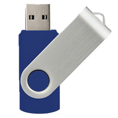 Swivel USB with Silver Plate