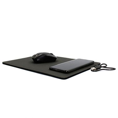 Mousepad with wireless charger